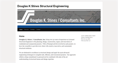 Desktop Screenshot of douglaskstinesstructuralengineering.com