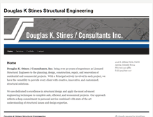 Tablet Screenshot of douglaskstinesstructuralengineering.com